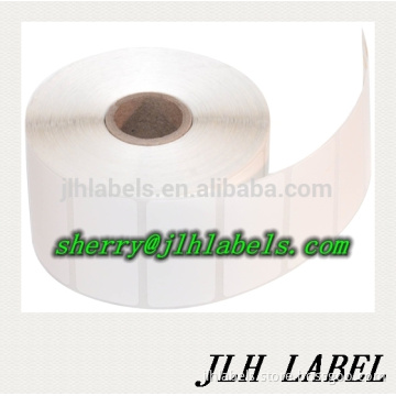 Direct Thermal Labels, 2-Inch x 1 Inch, White, Roll, Permanent Adhesive, Perforations Between Labels, 1300 per Roll,